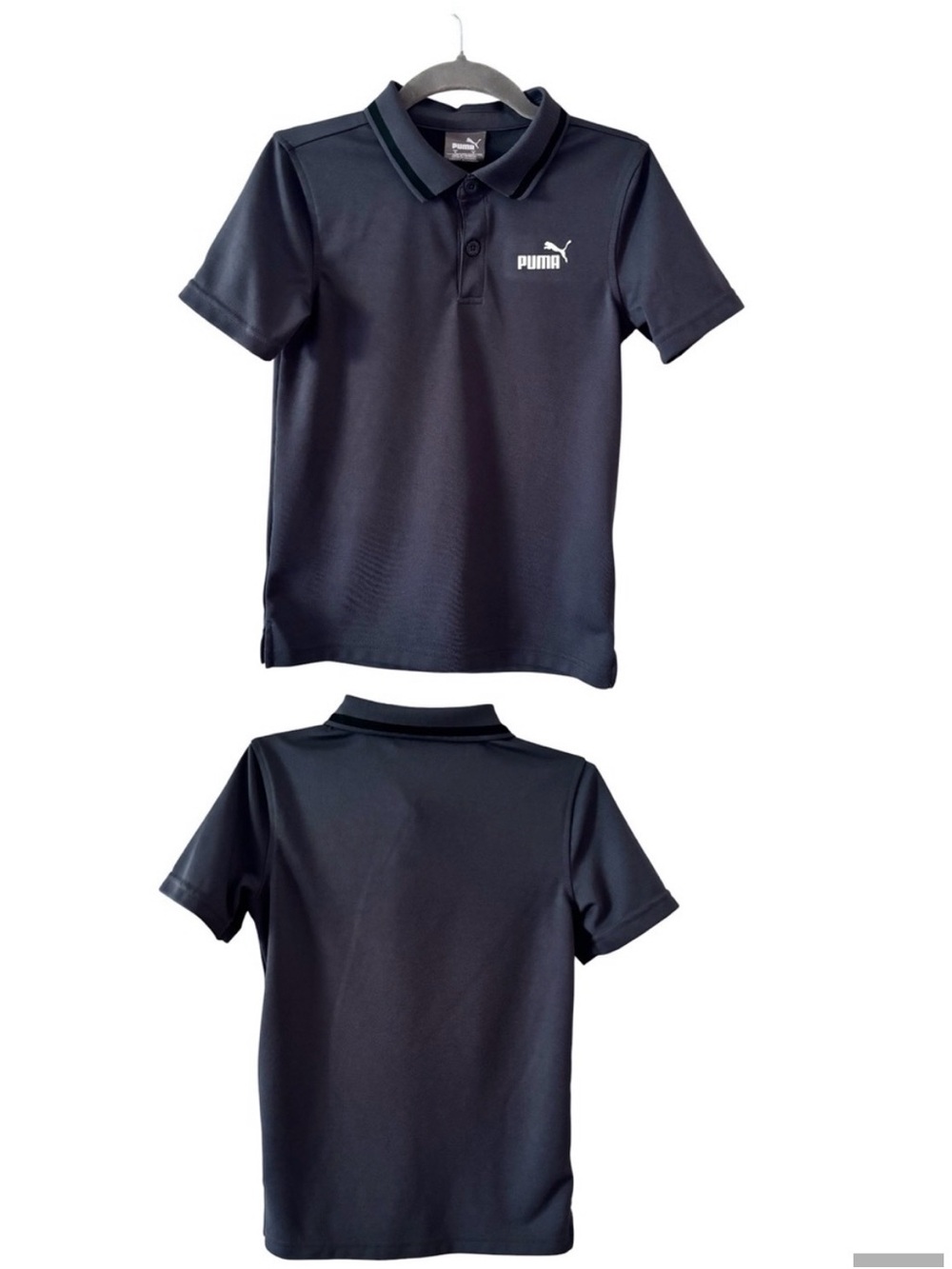 PUMA Charcoal Grey Polo Shirt Size 8